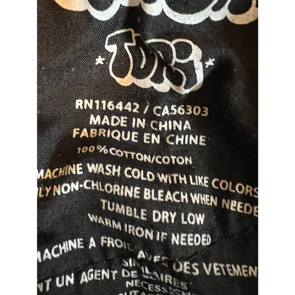 Empyre Tori Womens Corduroy Pants Size 5 Black Straight Leg High Rise Baggy - Picture 3 of 10